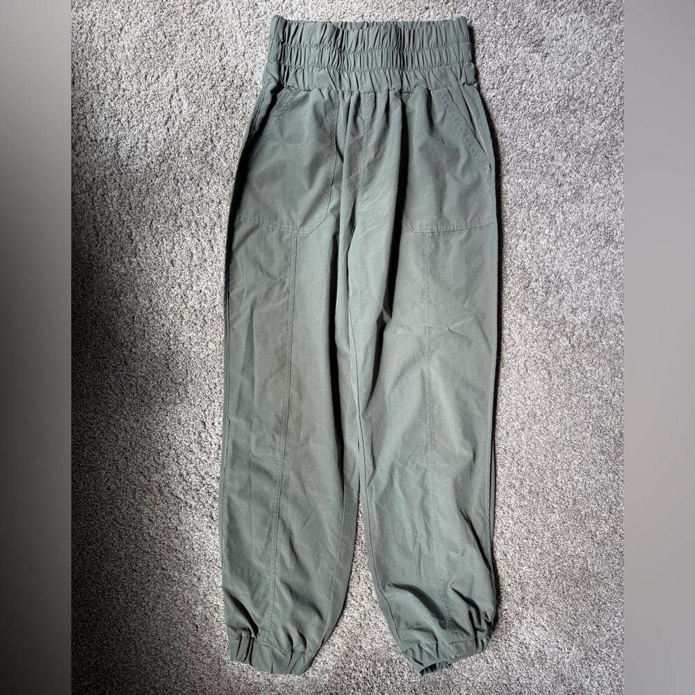 Green New In High-Waisted Joggers